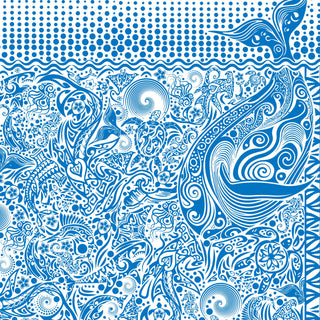 Ocean design by Studio Bilby depicting Polynesian inspired sea creatures.