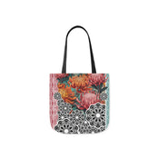 Waratah Tote Bag / Black / 33cm x 33cm (S) / Side 1
