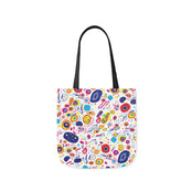 Playful Pizzazz Tote Bag / Light / 41cm x 41cm (M) / Side 1