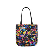 Playful Pizzazz Tote Bag / Dark / 41cm x 41cm (M) / Side 1