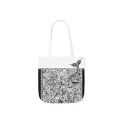 Ocean Black Tote Bag / White /33cm x 33cm (S) / Side 1