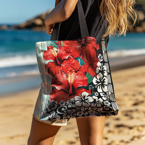 Hibiscus Tote Bag