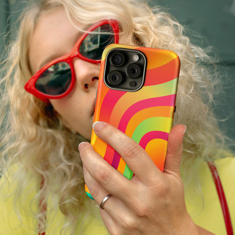 Marmalade Swirl iPhone Tough Phone Case