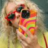 Marmalade Swirl iPhone Tough Phone Case