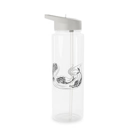 Mermaid Black Eco Water Bottle, Size Large