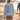 Mermaid Light Blue Hoodie with Blue Graphic