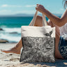 Ocean Black Tote Bag