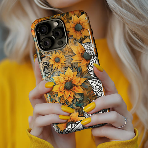 Sunflower iPhone Tough Phone Case