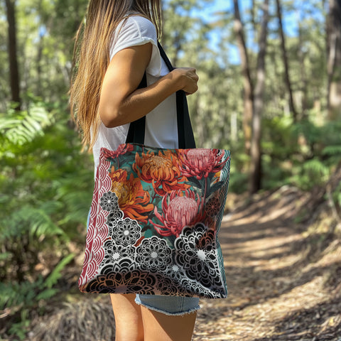 Waratah Tote Bag
